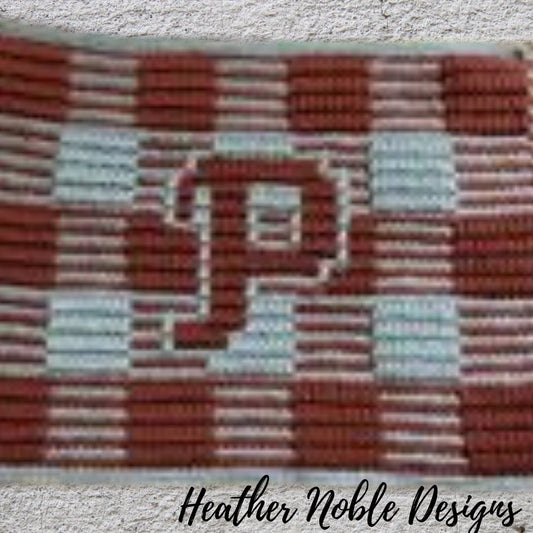 Monogram "P" Gingham Placemat
