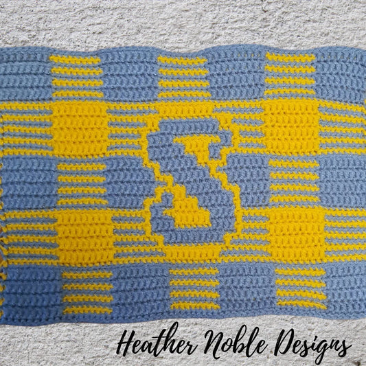 Monogram "S" Gingham Placemat