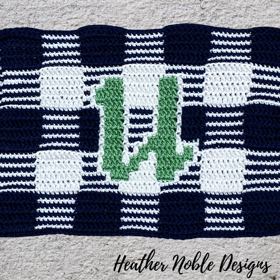 Monogram "U" Gingham Placemat
