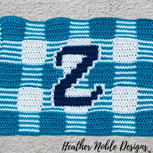 Monogram "Z" Gingham Placemat