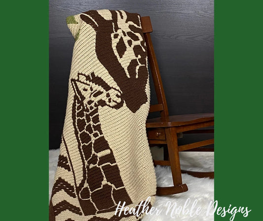 Giraffes Blanket 2