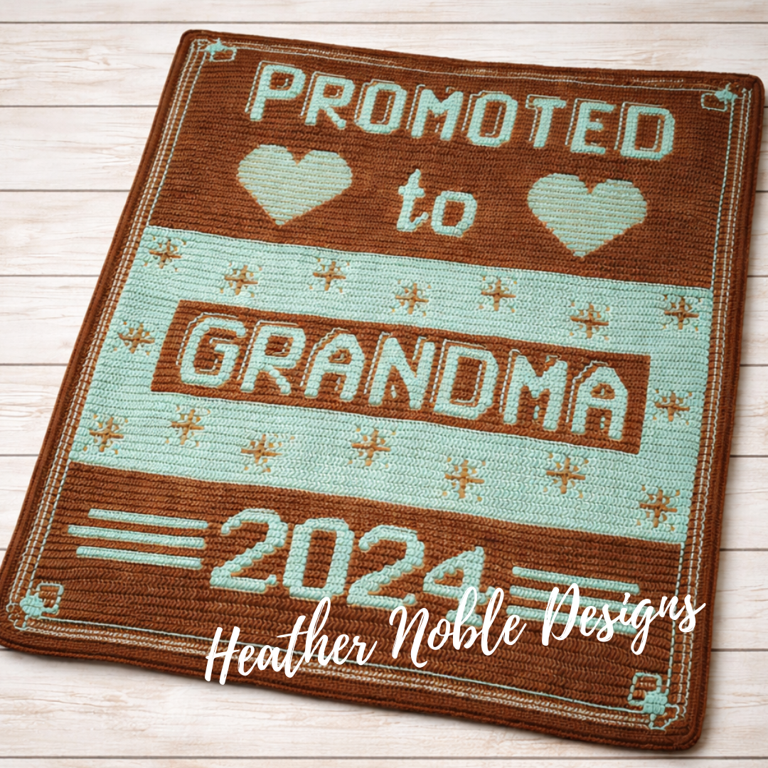 New Grandparent - Mosaic Crochet Blanket Pattern (PDF Pattern)