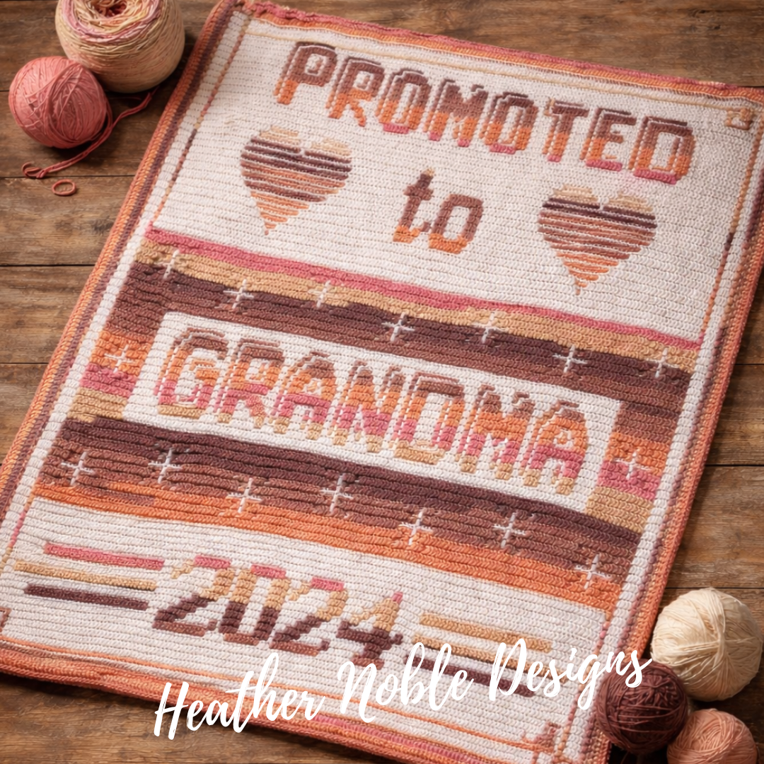 New Grandparent - Mosaic Crochet Blanket Pattern (PDF Pattern)