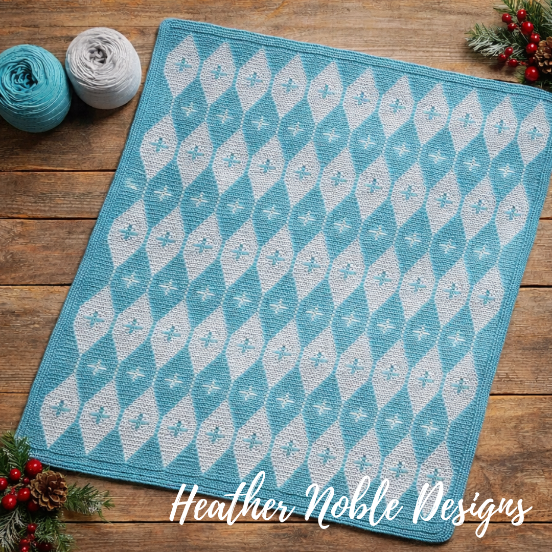 Holiday Memories - Mosaic Crochet Blanket Pattern (PDF Pattern)