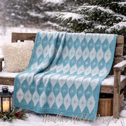 Holiday Memories - Mosaic Crochet Blanket Pattern (PDF Pattern)