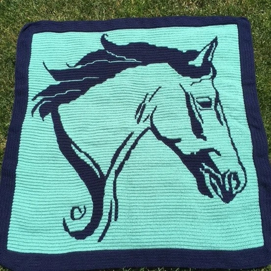Horse Baby Blanket