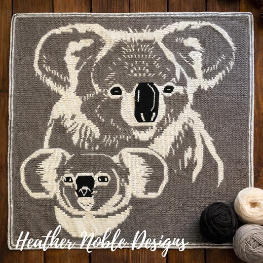 Koala - Mosaic & Tapestry Crochet Blanket Pattern (PDF Pattern)