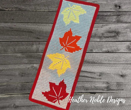 Maple Leaves Table Runner