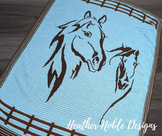 Mare and Foal Blanket