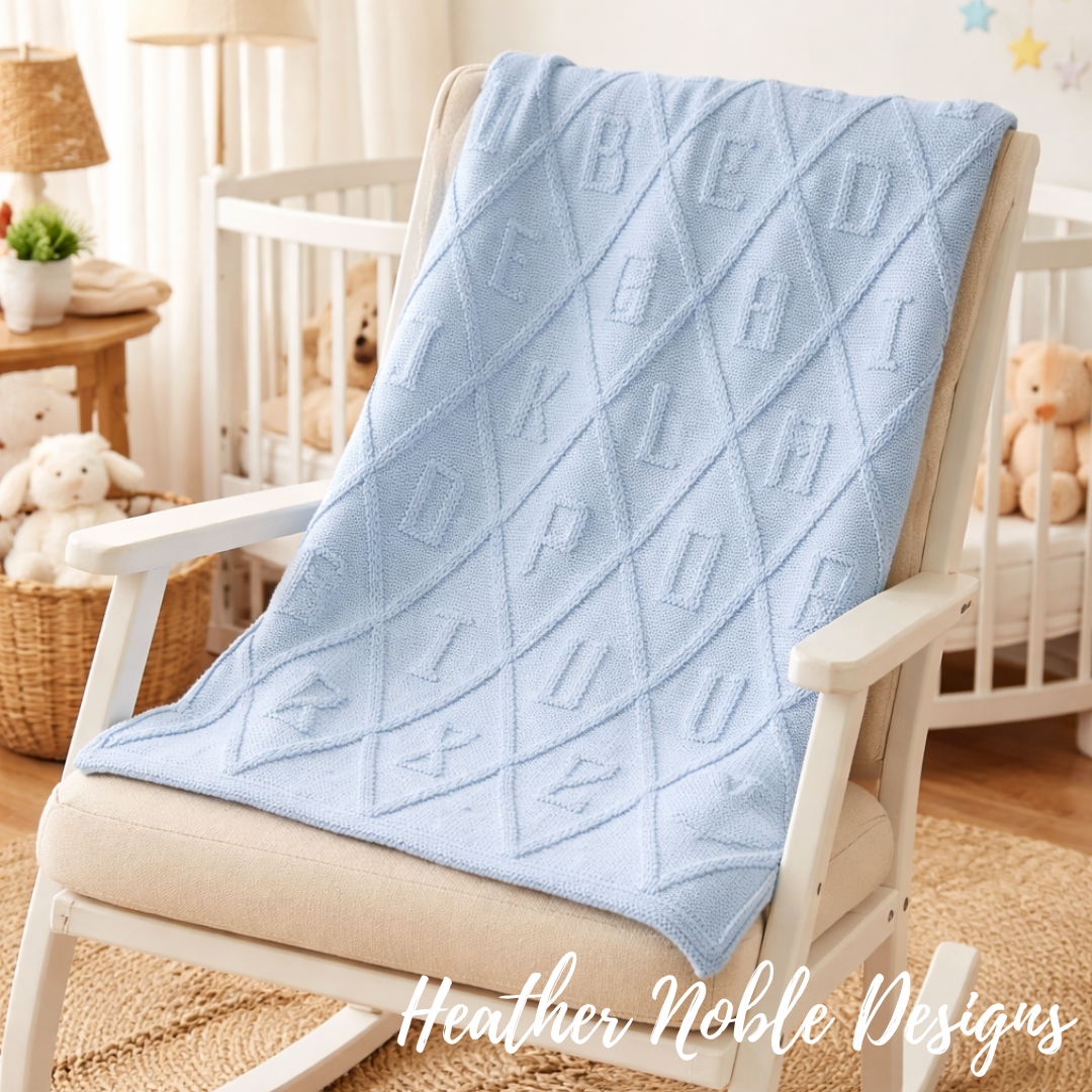 Alphabet Blanket - Mosaic Crochet Pattern (PDF Pattern)