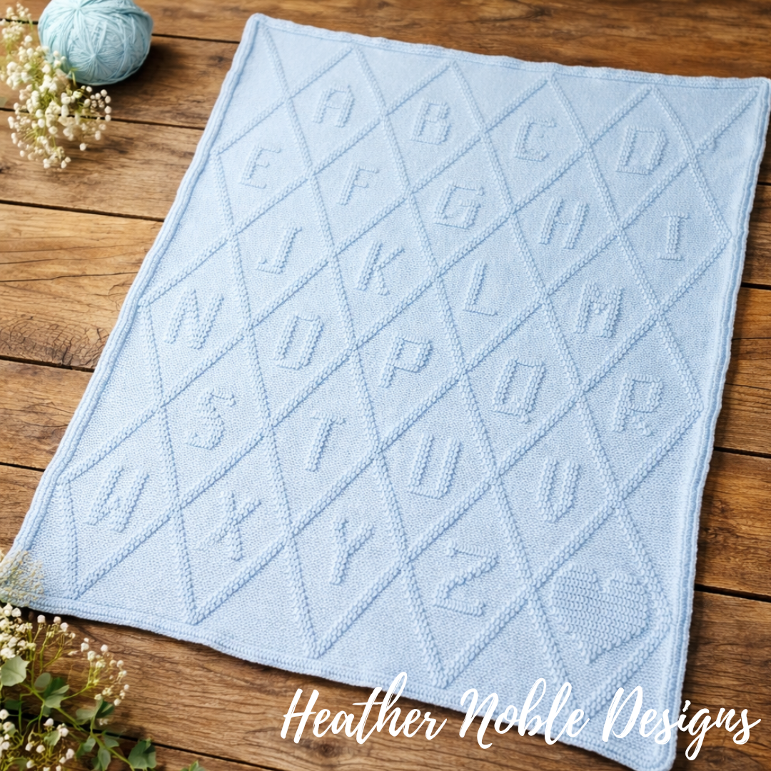 Alphabet Blanket - Mosaic Crochet Pattern (PDF Pattern)