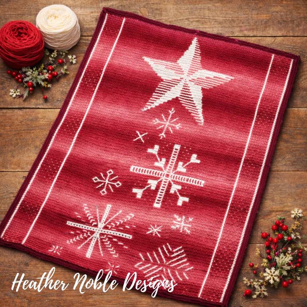 Snowflake Tree Blanket