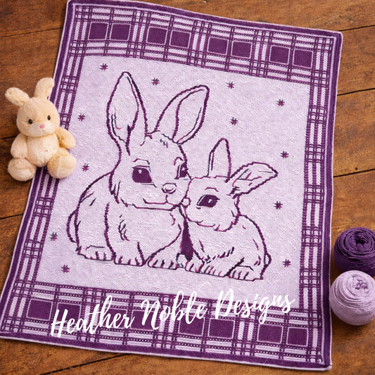 Snuggle Bunnies - Mosaic Crochet Blanket Pattern (PDF Pattern)