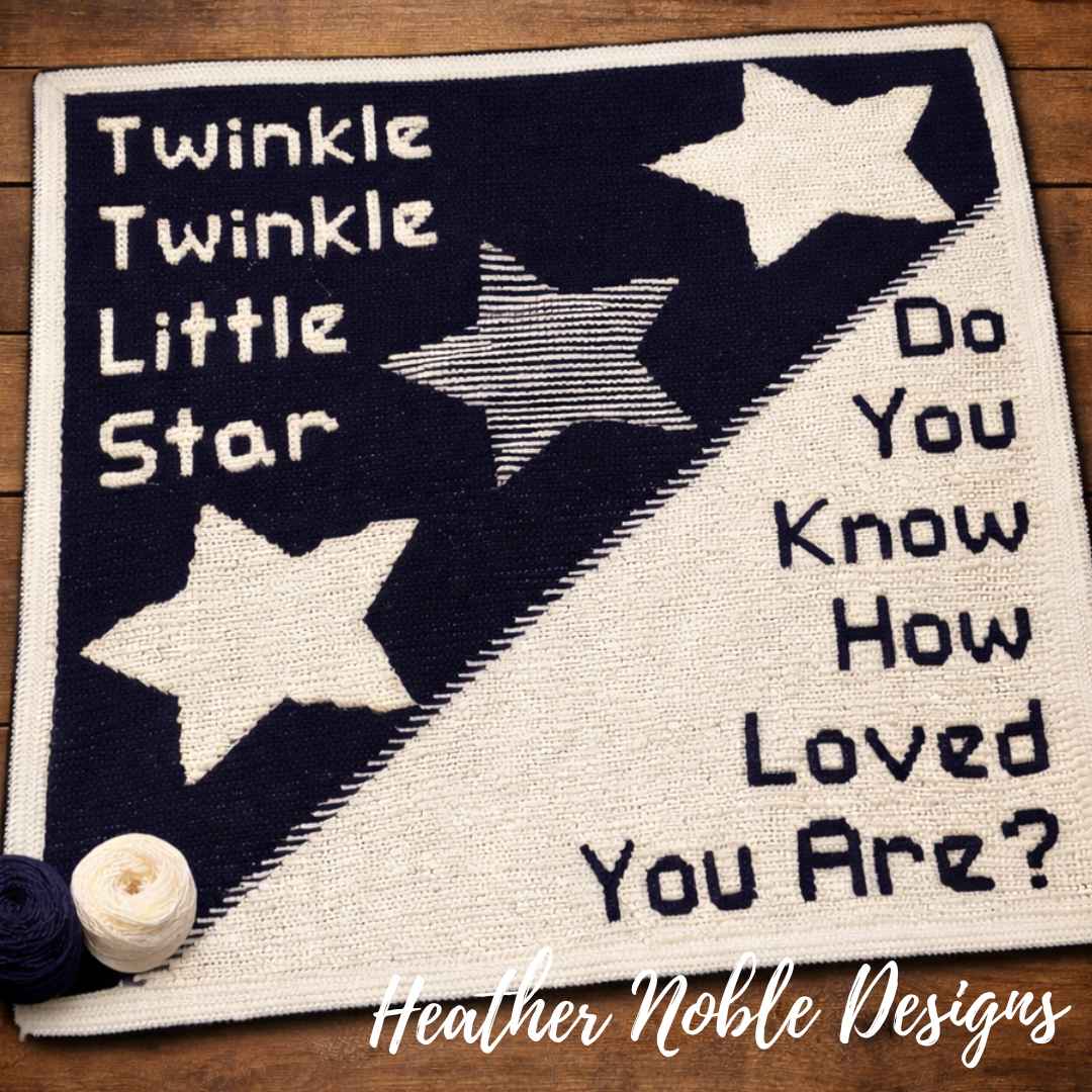 Twinkle Little Star - Mosaic Crochet Blanket Pattern (PDF Pattern)