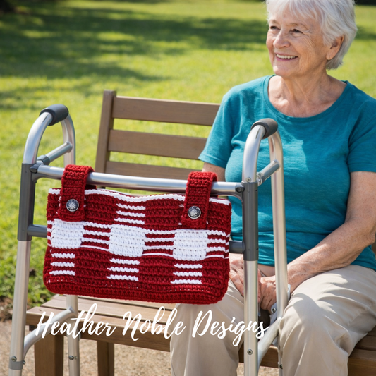 Walker Pouch - Mosaic Crochet Pattern (PDF Pattern)