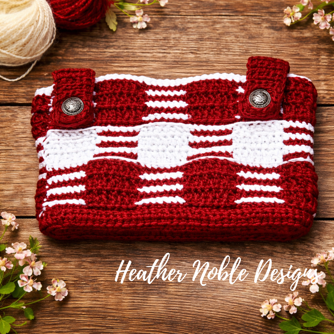 Walker Pouch - Mosaic Crochet Pattern (PDF Pattern)