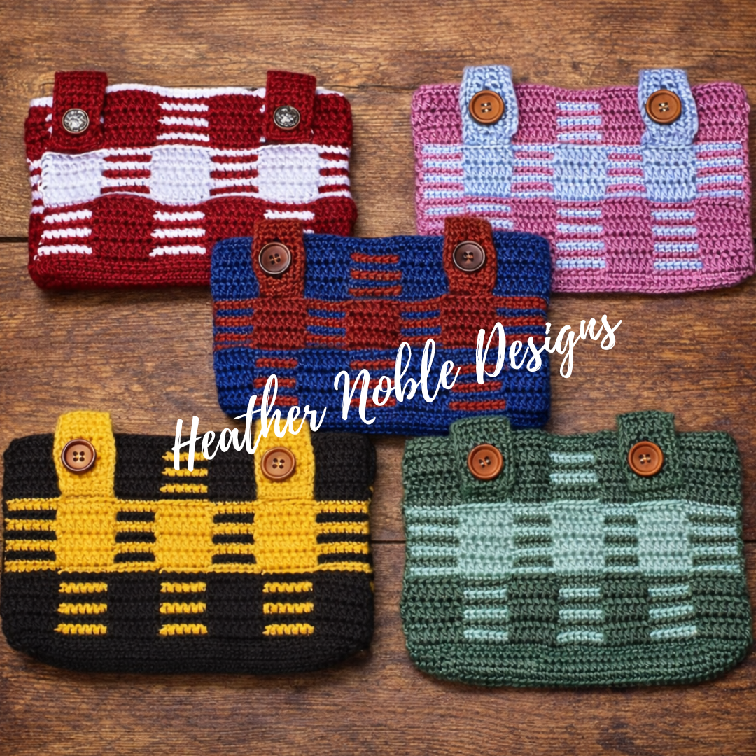 Walker Pouch - Mosaic Crochet Pattern (PDF Pattern)